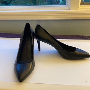 Calvin Klein classic black heels (3.5 heel)